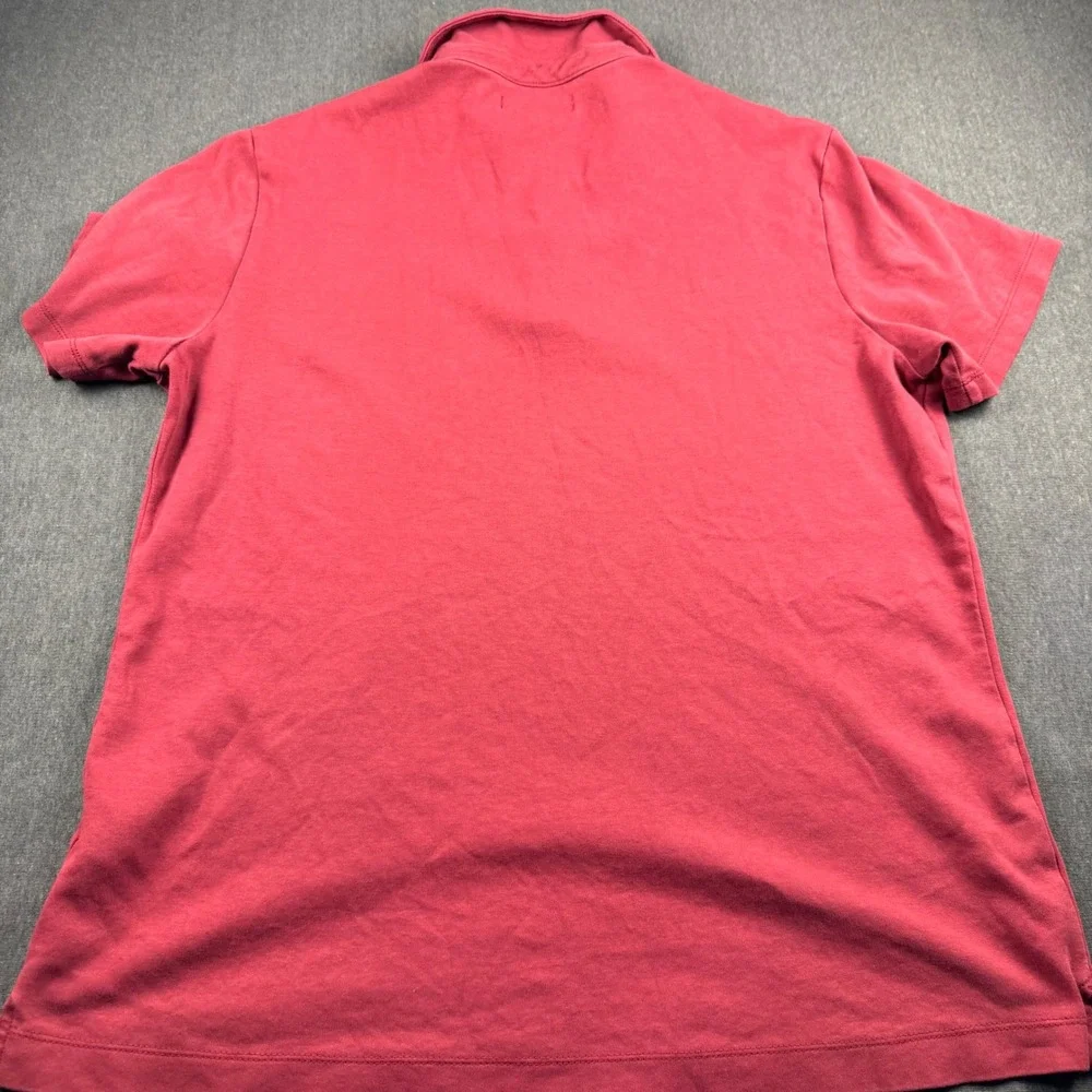 Banana Republic Mens Red Short Sleeve Polo Shirt Size M 1588968 SP23